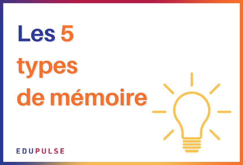 Les 5 types de mémoire